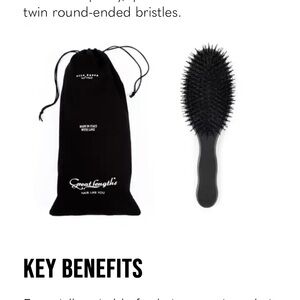GreatLengths Boar Bristle Brush by Acca Kappa Hair Extension Paddle Brush